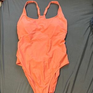 Coral One-Piece Swimsuit